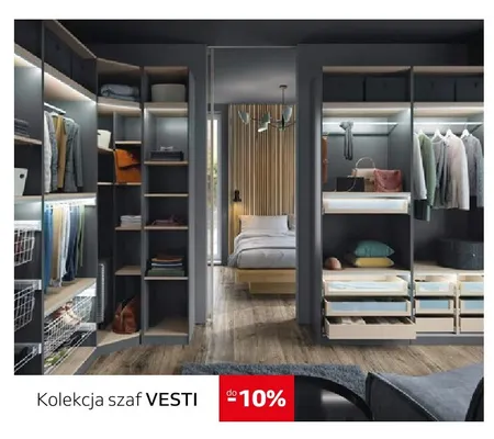 Kolekcja szaf Vesti promocja w Komfort