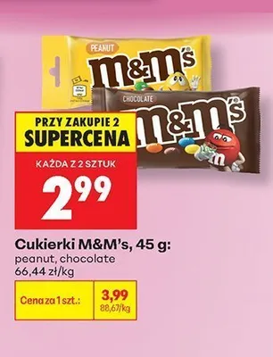 Cukierki M&M's chocolate promocja w Biedronka