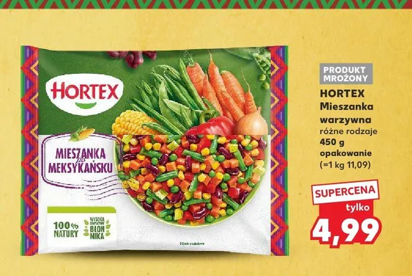 Mieszanka warzywna meksykańska Hortex promocja w Kaufland