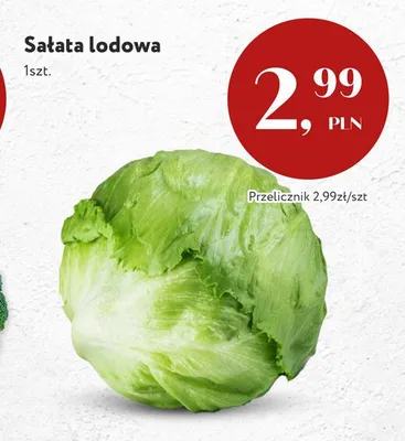 Sałata lodowa promocja w Market Point