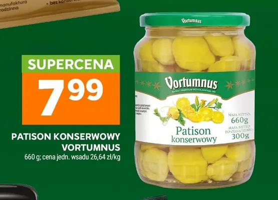 Patison konserwowy Vortumnus promocja w Stokrotka