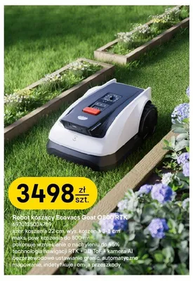 Robot koszący Ecovacs Goat G800 RTK promocja w Castorama