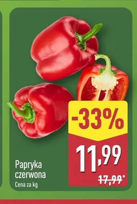 Papryka czerwona promocja w Aldi