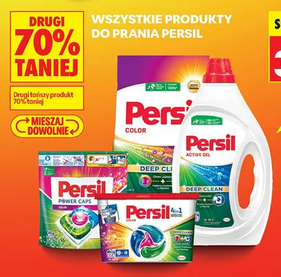 Kapsułki do prania Persil Discs 4in1 Color promocja w Biedronka