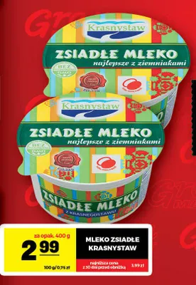Mleko zsiadłe Krasnystaw promocja w Gram Market