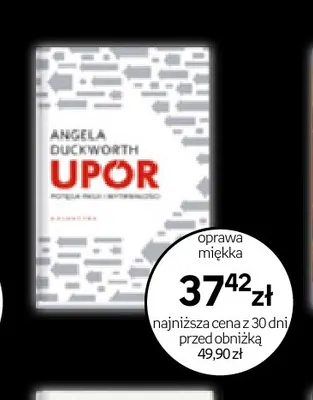 Książka Upór Angela Duckworth oprawa miękka Galaktyka promocja w Empik
