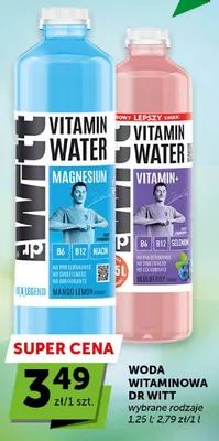 Woda witaminowa Dr Witt Vitamin+ Blueberry promocja w Groszek