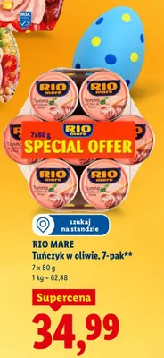 Tuńczyk w oliwie 7-pak promocja w Lidl