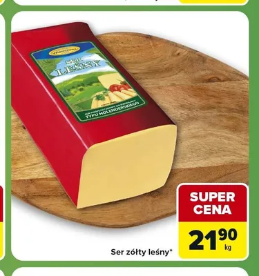 Ser żółty Leśny promocja w Carrefour Express