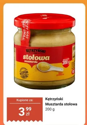 Musztarda stołowa promocja w Dino
