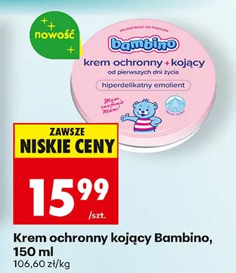 Krem ochronny + kojący promocja w Biedronka