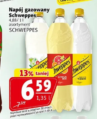 Napój gazowany Schweppes promocja w Prim Market