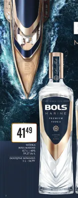 Wódka Bols Marine premium promocja w Dino