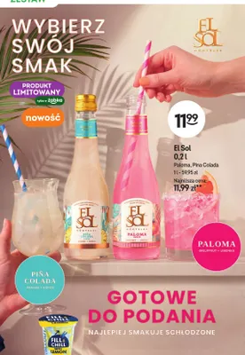 Koktajl El Sol Paloma promocja w Żabka