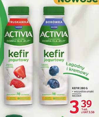 Kefir jogurtowy Activia truskawkowy promocja w Selgros