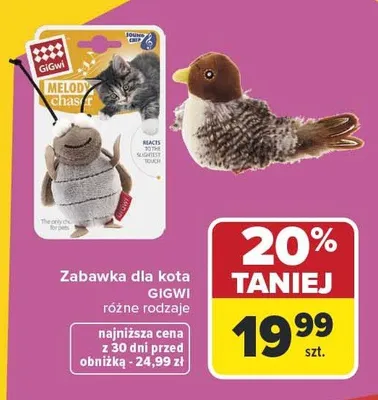 Zabawka dla kota Gigwi różne rodzaje promocja w Carrefour Market