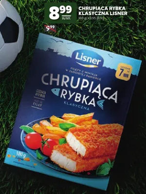 Chrupiąca Rybka Klasyczna Lisner promocja w Stokrotka