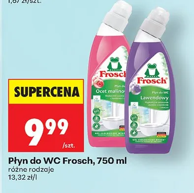 Płyn do WC Ocet malinowy promocja w Biedronka