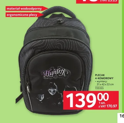 Plecak 4-komorowy Huntrix promocja w Selgros