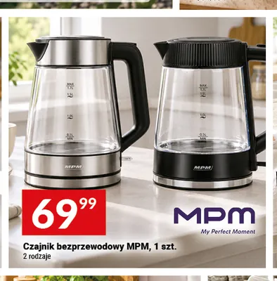 Czajnik bezprzewodowy Mpm promocja w Twój Market