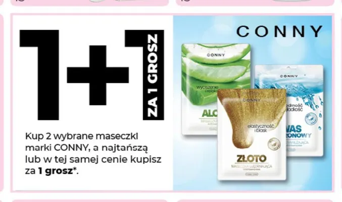 Maseczki Conny promocja w Drogerie Jawa