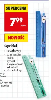 Cyrkiel metalowy Kayet promocja w Biedronka