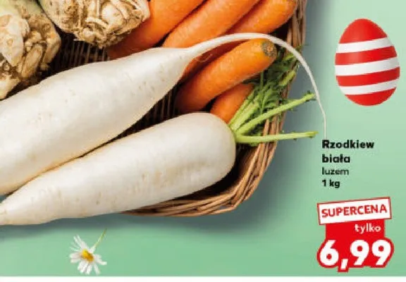 Rzodkiew biała luzem promocja w Kaufland