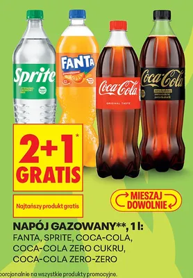 Napój gazowany Coca-Cola Zero Cukru promocja w Biedronka