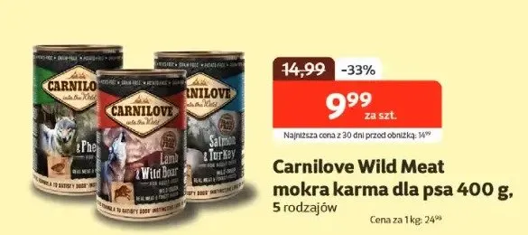 Wild Meat mokra karma dla psa 400g promocja w KAKADU