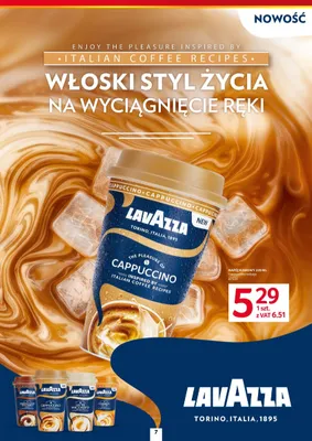 Napój kawowy Lavazza Cappuccino Tiramisu promocja w Selgros