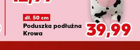 Poduszka podłużna Krowa promocja w Kaufland