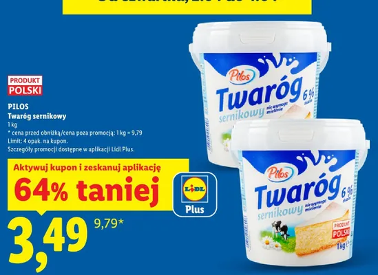 Twaróg sernikowy promocja w Lidl