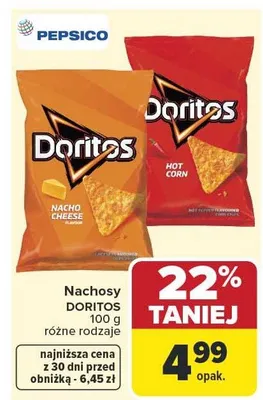 Nachosy nacho cheese promocja w Carrefour Market