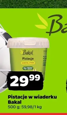 Pistacje w wiaderku Bakal promocja w Netto