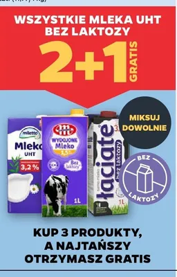 Mleko w proszku bez laktozy Mlekovita sba promocja w Netto
