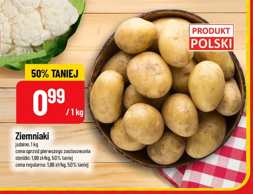 Ziemniaki jadalne promocja w POLOmarket