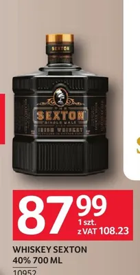 Whiskey Sexton 40% promocja w Selgros