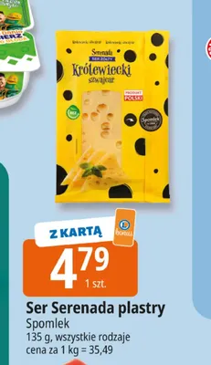 Ser Serenada plastry Spomlek promocja w Leclerc