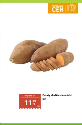Bataty słodkie ziemniaki luzem promocja w Biedronka