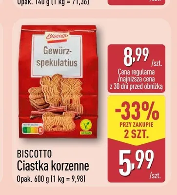 Ciastka korzenne promocja w Aldi