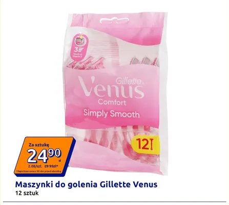 Maszynki do golenia Gillette Venus promocja w Action