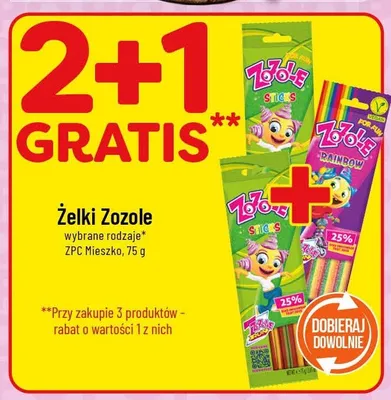 Żelki zozole promocja w POLOmarket