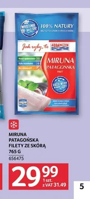 Miruna patagońska filety ze skórą Abramczyk promocja w Selgros