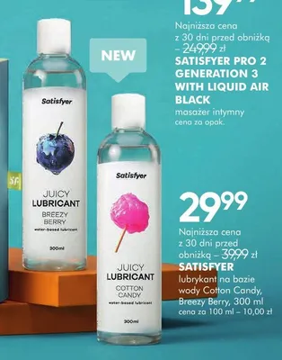 Lubrykant na bazie wody Satisfyer Breezy Berry promocja w Super-Pharm