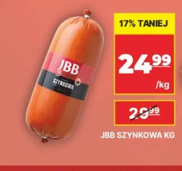 Kiełbasa szynkowa JBB promocja w API Market