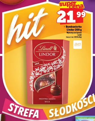 Bombonierka Lindor Lindt promocja w TOPAZ