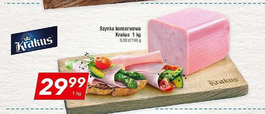Szynka konserwowa Krakus promocja w LEWIATAN