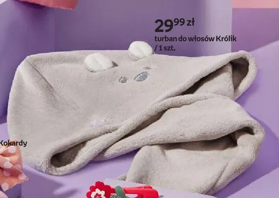 Turban do włosów Królik Cotella promocja w Empik