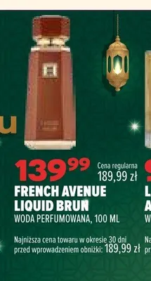 Woda perfumowana French Avenue Liquid Brun promocja w Drogerie Natura
