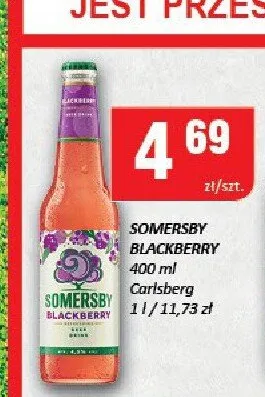 Piwo smakowe Somersby Blackberry promocja w Chorten